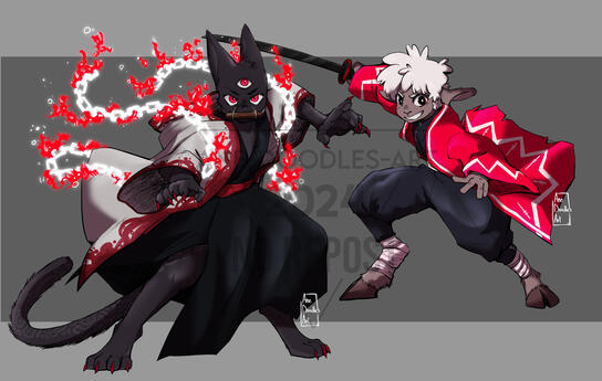 Cotl AU (Fanart) Dos full body, full color
