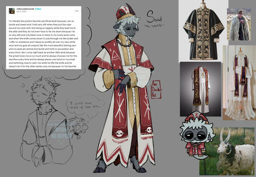 Cotl AU (Fanart) Diseño de personaje